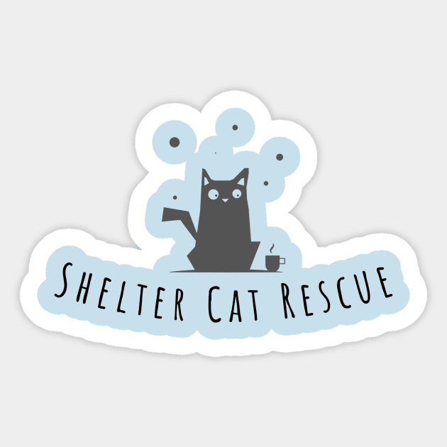 Shelter Cat Rescue Sticker by MelHartman